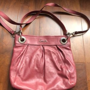 Pale pink Coach bag